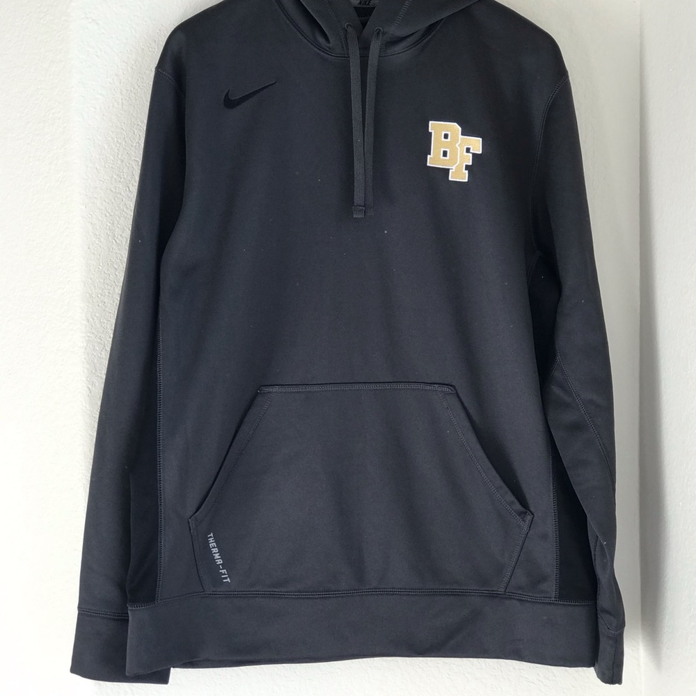 Nike Dri-Fit Pullover Hoodie Charcoal Grey Unisex Like New size Large Sw…